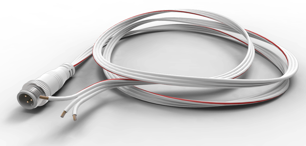 WHITE 9PDOT CABLE (MALE) ENTTEC