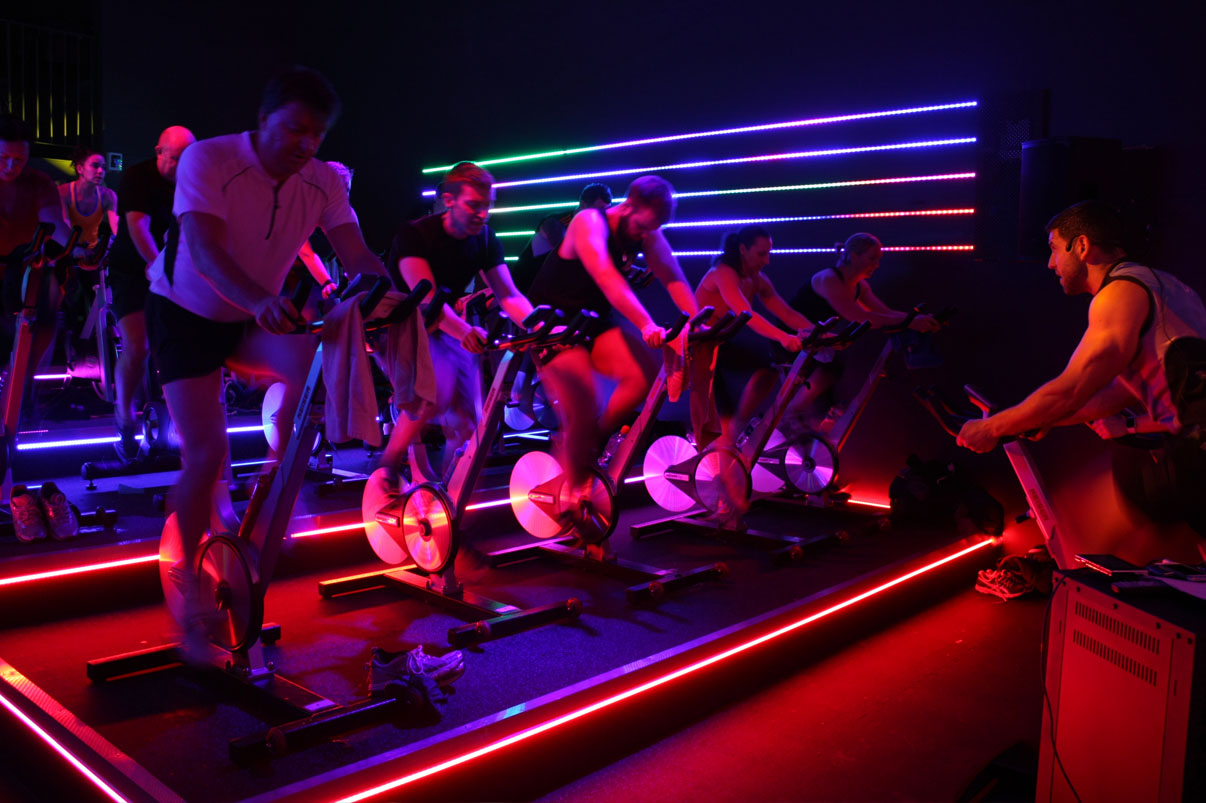 Immersive LED gym ENTTEC