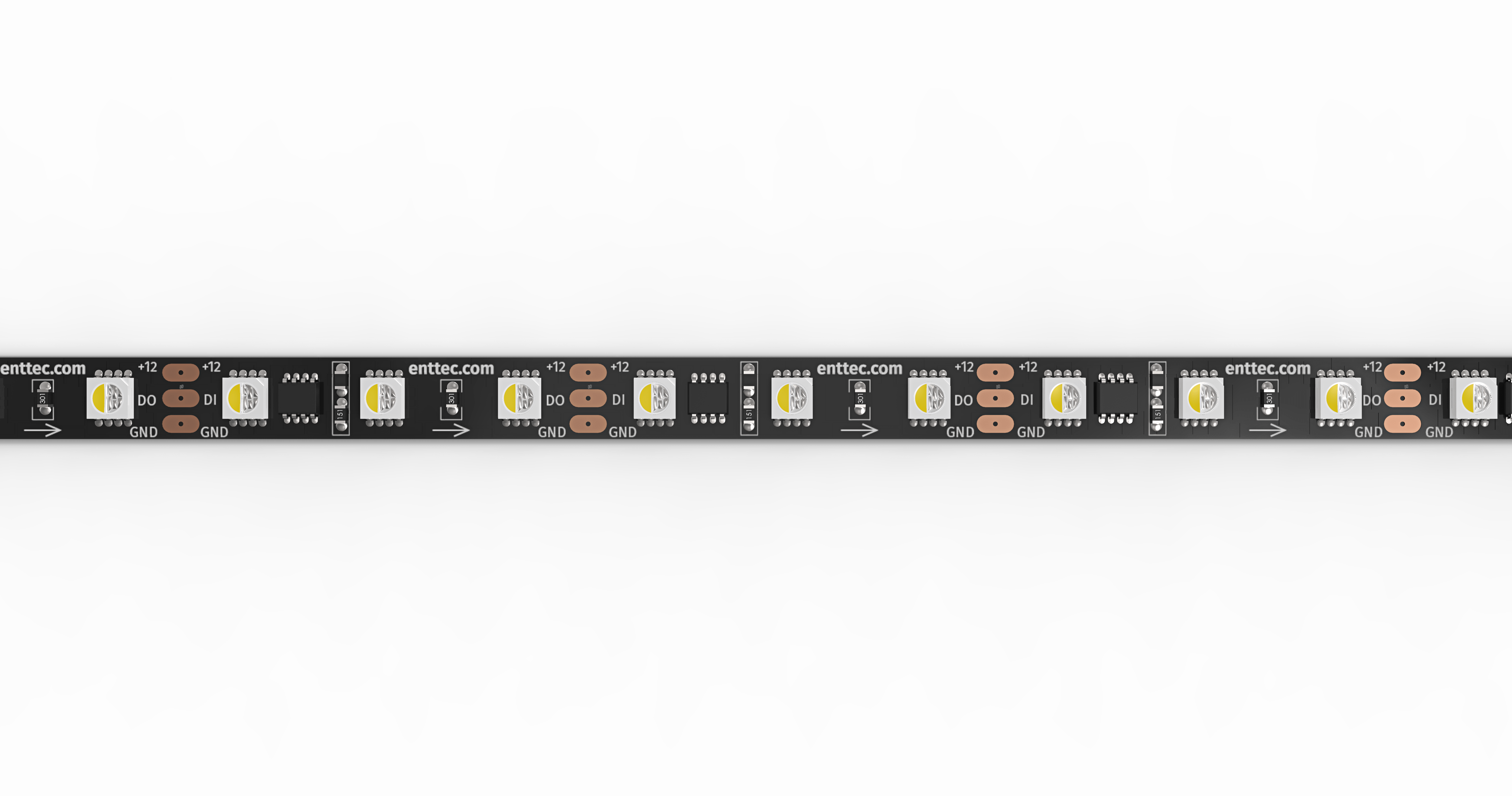 Black LED Pixel strip