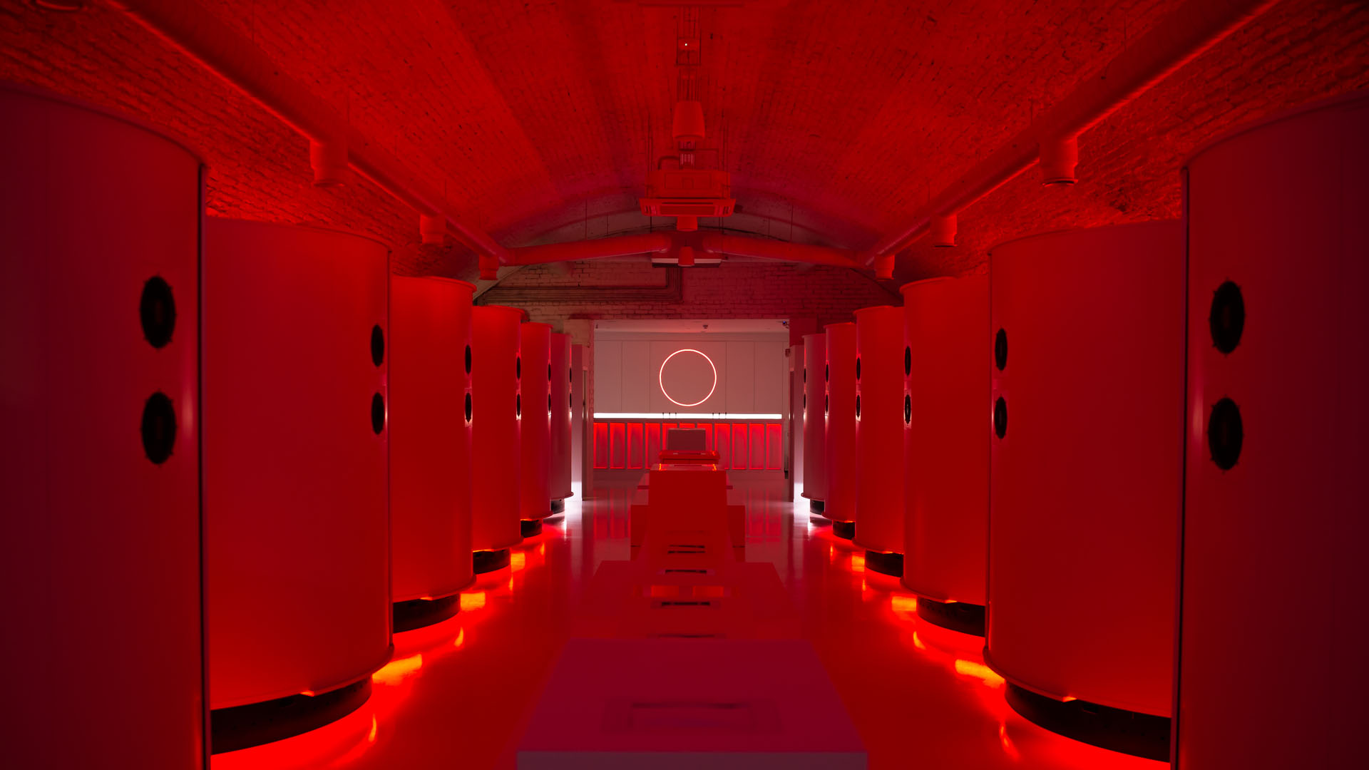 Otherworld spectacular LED virtual reality arcade bar ENTTEC