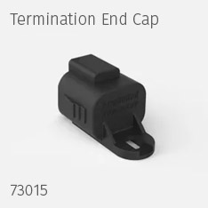 Termination end cap for use with the ENTTEC smart PXL range.