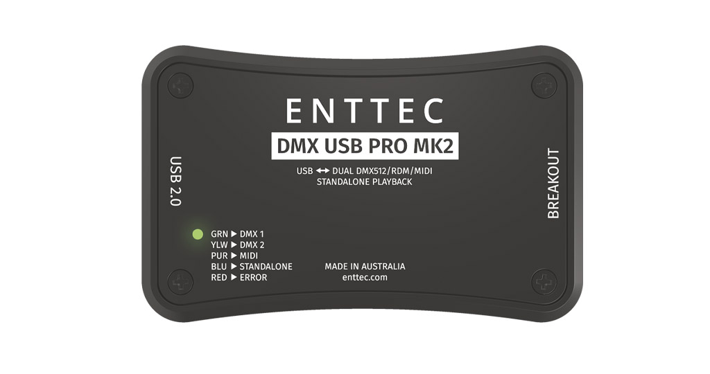 Enttec DMX USB Pro MK 2 Interface Connection Guide 