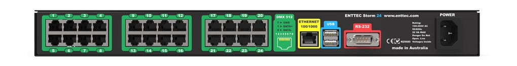 Ethernet-to-DMX converter